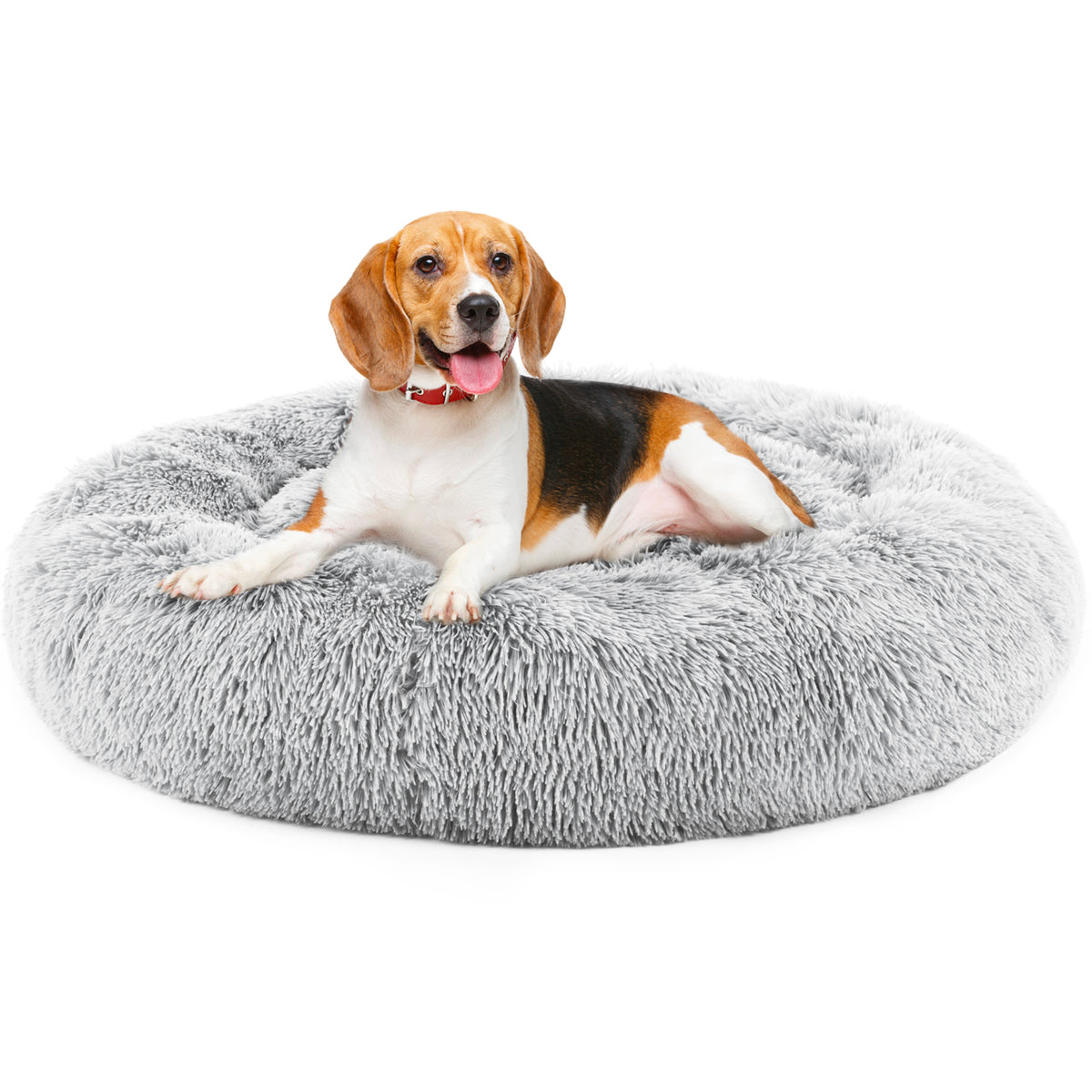 Plush Round Pet Bed - Large and Extra Large