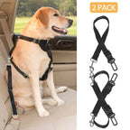 Adjustable Dog Car Travel Tethers - 2 Pack