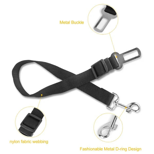 Adjustable Dog Car Travel Tethers – 2 Pack – product image 2