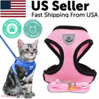 Reflective Mesh Harness and Leash Set for Small Pets