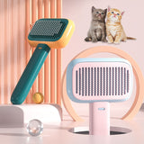 Self-Cleaning Pet Grooming Brush