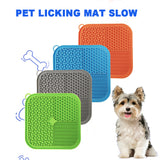 Textured Pet Lick Mat with Suction Cups