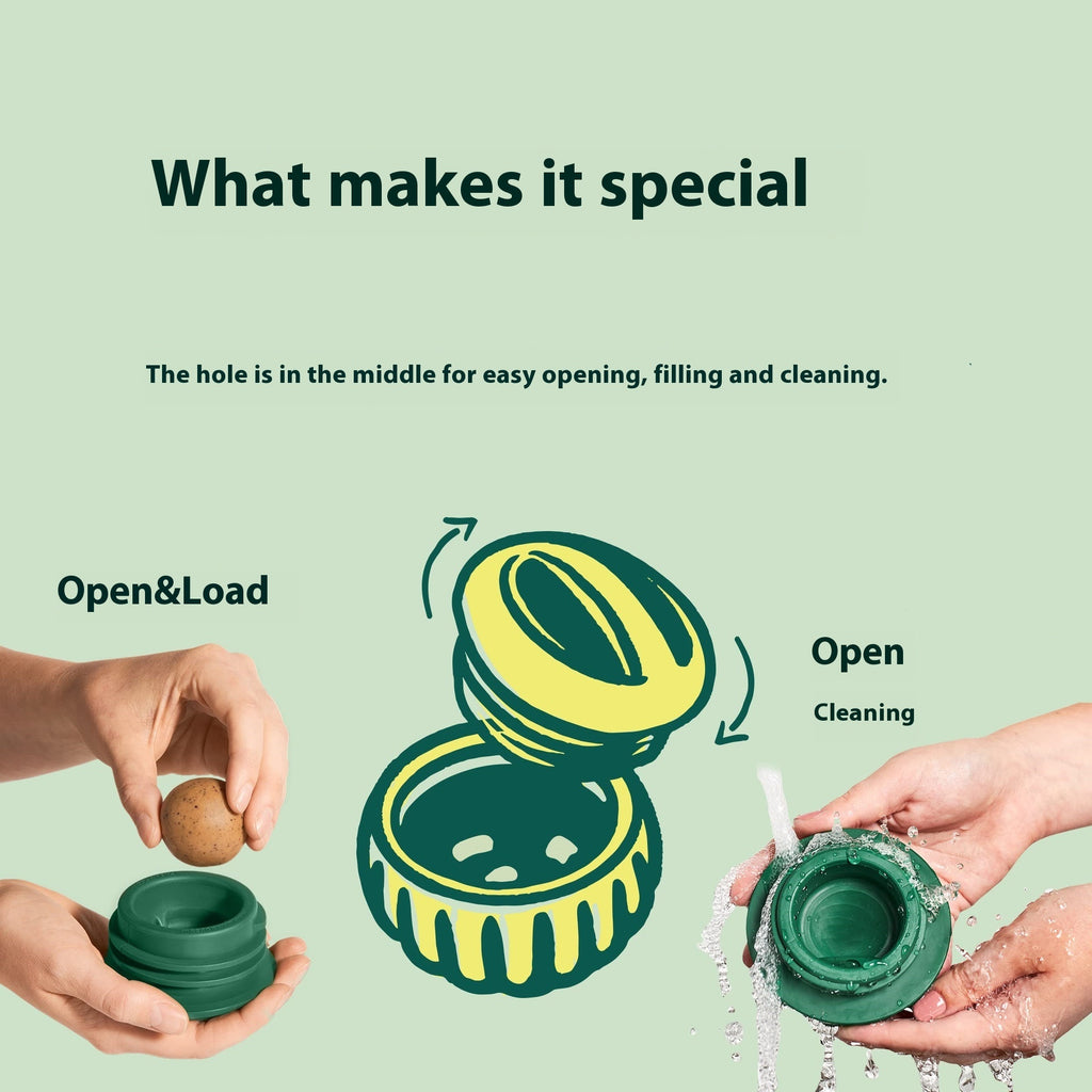 Treat-Dispensing Slow Feeder Ball & Tray – product image 2