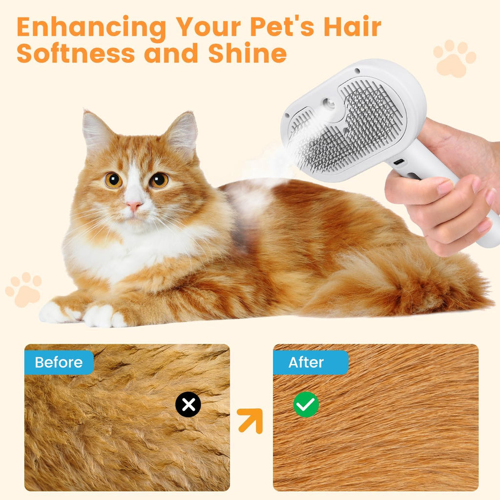 3-in-1 Pet Mist Grooming Brush – product image 5