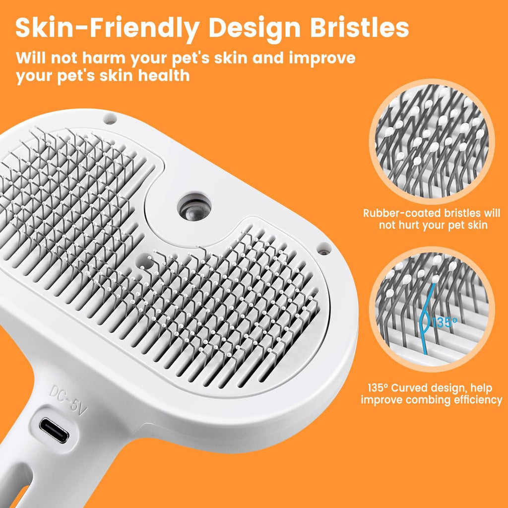 3-in-1 Pet Mist Grooming Brush – product image 4