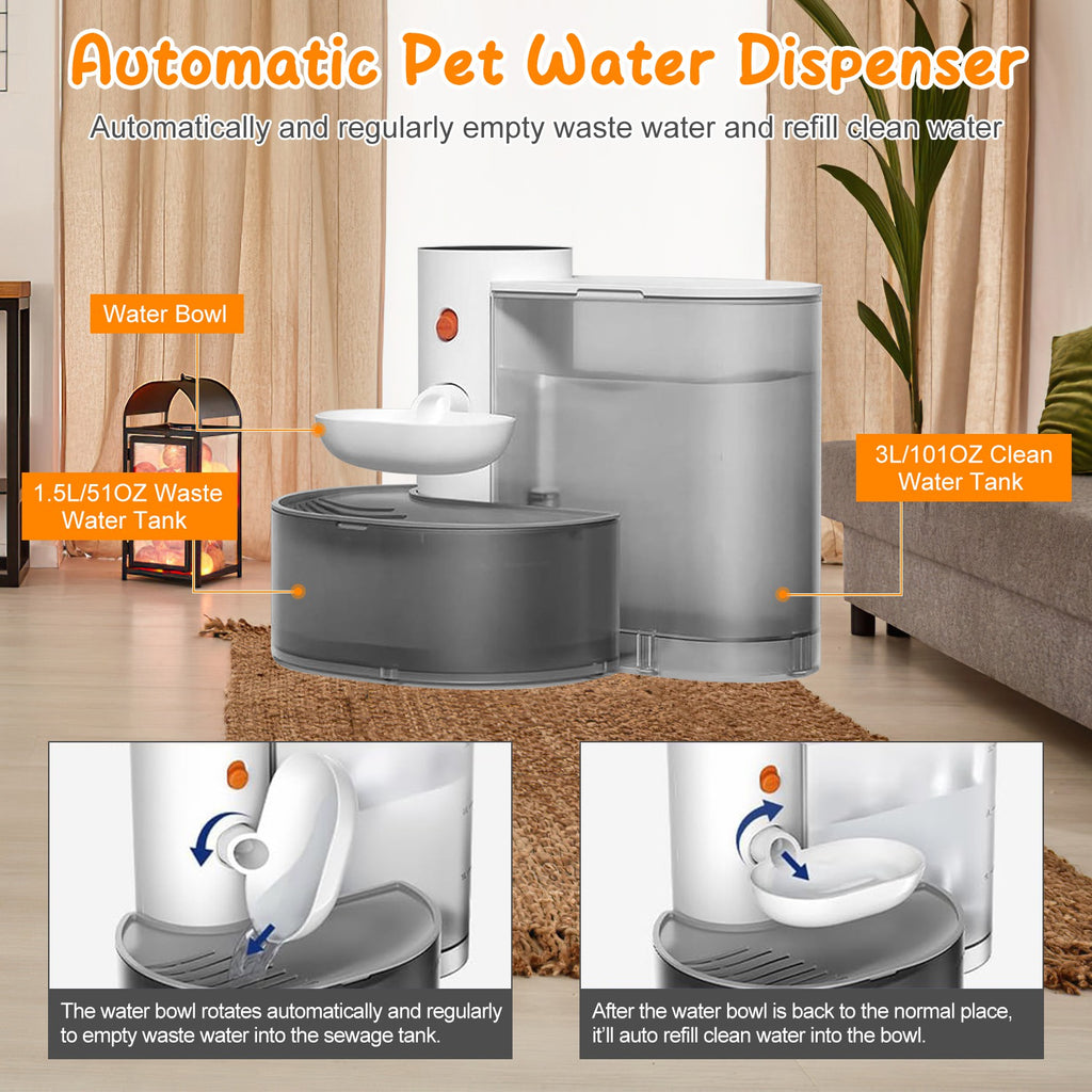 3 L Cordless Rechargeable Pet Water Fountain – product image 5